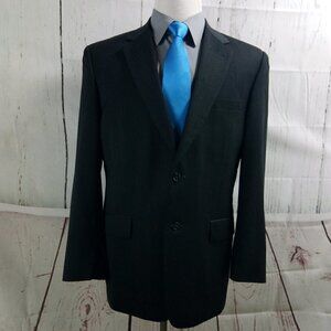Jos A Bank Signature Collection Gordon 42R 2 Button Charcoal Suit Blazer